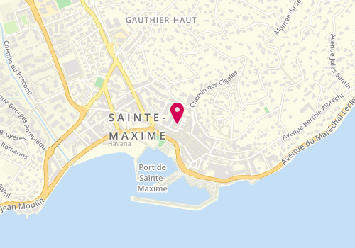 Plan de Boho, 1 place Colbert, 83120 Sainte-Maxime