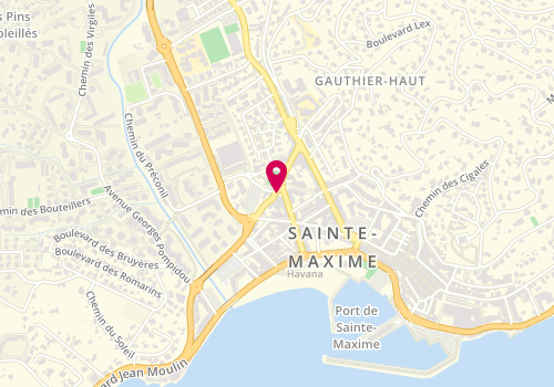 Plan de Frit'story, Et de l'Avenue Saint -Exupery - Angle
Avenue Jean Jaures, 83120 Sainte-Maxime
