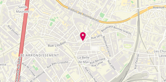 Plan de Adaydaar, 154 Rue Loubon, 13003 Marseille