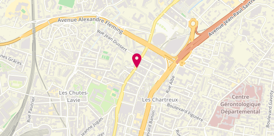 Plan de Pizza Chez Cyril, 28 avenue de Saint-Just, 13004 Marseille
