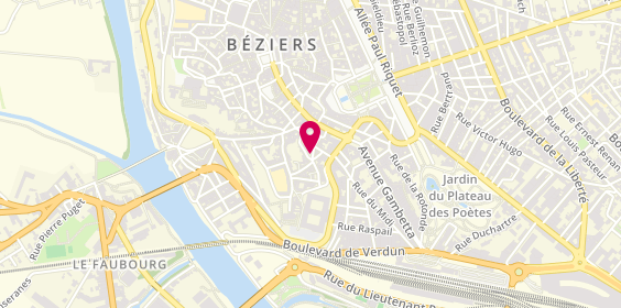 Plan de ESTEVE Jean, 16 Rue du Cirque, 34500 Béziers