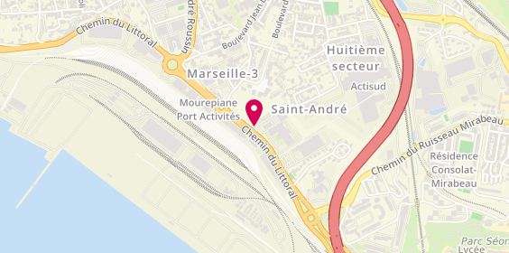 Plan de Mc Donald's, Quartier Saint-Andre
472 chemin du Littoral, 13016 Marseille