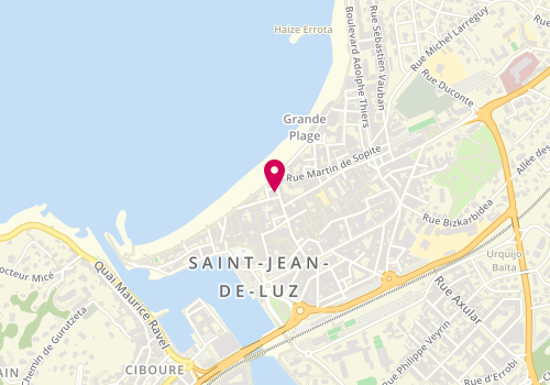 Plan de Piper Beltz, 29 Rue Joseph Garat, 64500 Saint-Jean-de-Luz