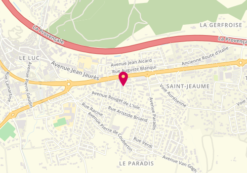 Plan de Mc Donald's, Lieudit Les Lieubauds
Route Nationale 7, 83340 Le Luc