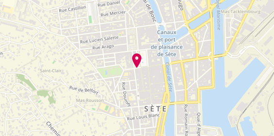 Plan de L'Irrésistible, 33 Rue Général de Gaulle, 34200 Sète