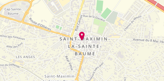 Plan de La Fougassine, 6 place Martin Bidouré, 83470 Saint-Maximin-la-Sainte-Baume