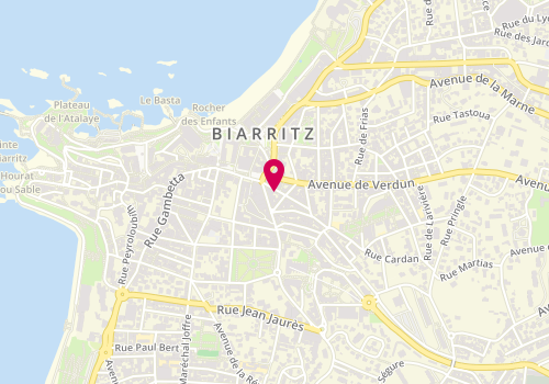 Plan de Nuts Biarritz, 2 Rue du Helder, 64200 Biarritz