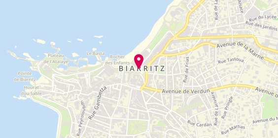 Plan de Le Bar de la Plage, de Biarritz
4 Pass. Gardères, 64200 Biarritz