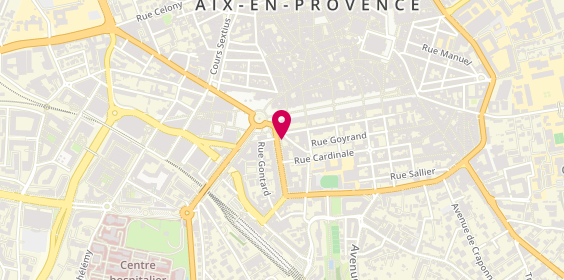 Plan de Corner Bistro, 3 avenue Victor Hugo, 13100 Aix-en-Provence