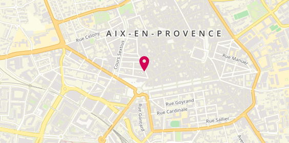 Plan de 231 East Street, 7 Rue de la Couronne, 13100 Aix-en-Provence