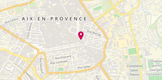 Plan de Club Sandwiches, 3 Pt Rue Saint-Jean, 13100 Aix-en-Provence