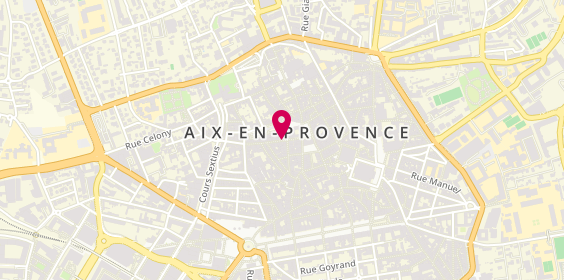 Plan de Sweet Panda, 6 Rue des Cordeliers, 13100 Aix-en-Provence