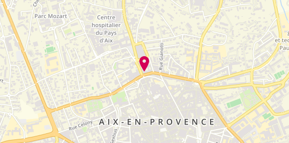 Plan de Allo Pizza A Domicile, 1 Boulevard Aristide Briand, 13100 Aix-en-Provence