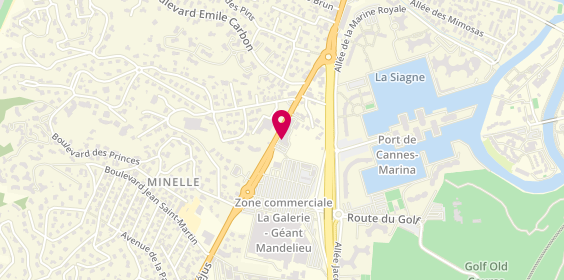 Plan de Le Mizuna, 601 avenue de Fréjus, 06210 Mandelieu-la-Napoule