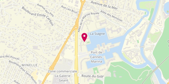 Plan de La Minute Moule, 364 Allée de la Marine Royale, 06210 Mandelieu-la-Napoule