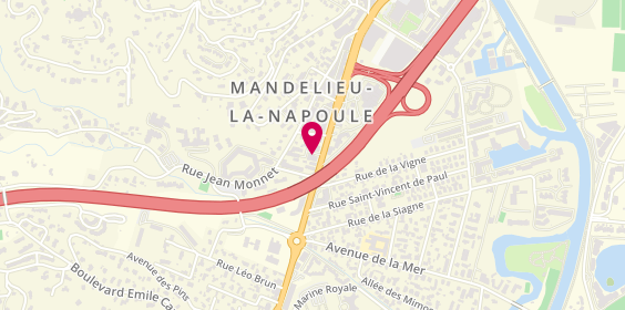 Plan de Club Café, 269 avenue de Cannes, 06210 Mandelieu-la-Napoule