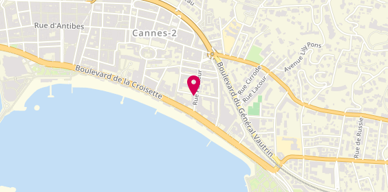 Plan de Banana Blue, 24 Rue Pasteur, 06400 Cannes