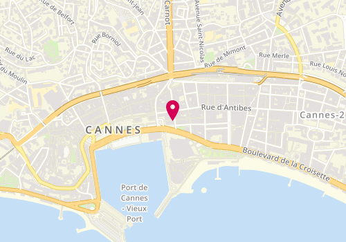Plan de L'Avenue, 1-5 Sq. Mérimée, 06400 Cannes