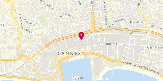 Plan de Boulangerie Paul, 8 Rue Meynadier, 06400 Cannes