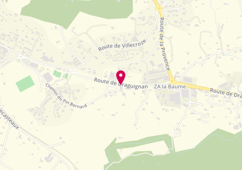 Plan de L'Artisan du Burger Salernes, 388 Route de Draguignan, 83690 Salernes