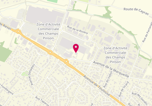 Plan de Bo & Amp Zin, 3 avenue de la Marqueille, 31650 Saint-Orens-de-Gameville