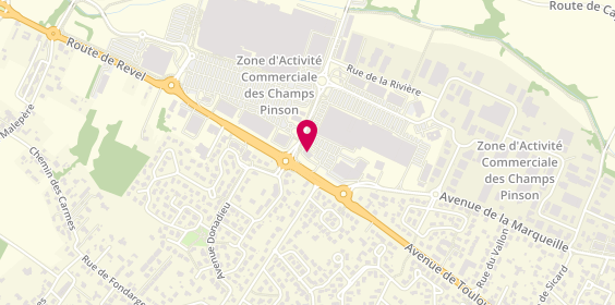 Plan de Burger King, Centre Commercial
2 allée des Champs Pinsons, 31650 Saint-Orens-de-Gameville