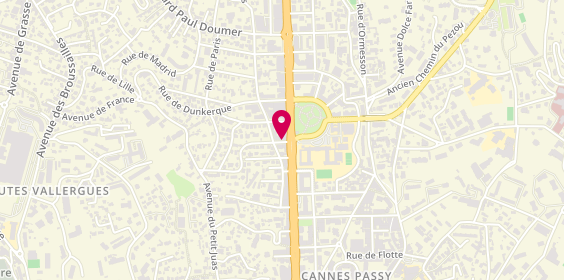 Plan de Kanal burger’s (Cannes carnot), 2 Rue de Stalingrad, 06400 Cannes