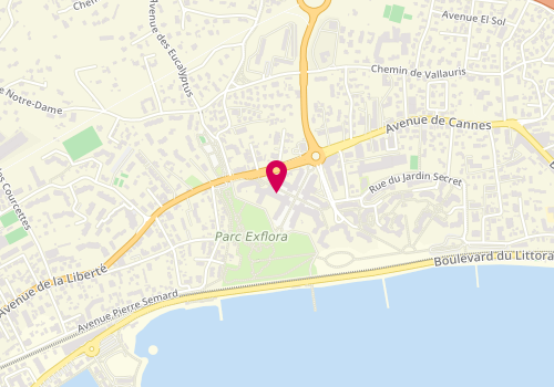 Plan de Pépite (Au pied des Bâtiments Antibes Les Pins Place piétonne), 55 avenue de Cannes, 06160 Antibes