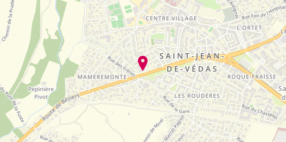 Plan de Les Deux Bérets, 10 Route de Béziers, 34430 Saint-Jean-de-Védas