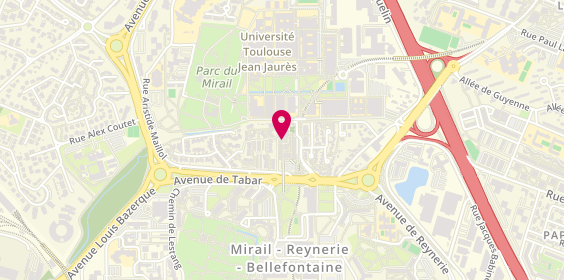 Plan de On'Nador, 5 Rue de Université du Mirail, 31100 Toulouse