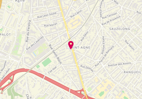 Plan de Pause Baguette, 113 avenue Jules Julien, 31400 Toulouse