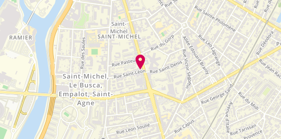 Plan de Sesame pizza, 25 grande Rue Saint-Michel, 31400 Toulouse