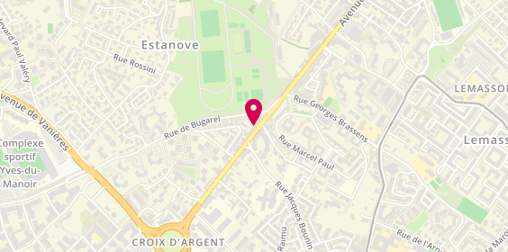 Plan de Le Mazagan Tacos&Co Les Sept Sens, 128 avenue de Toulouse, 34070 Montpellier