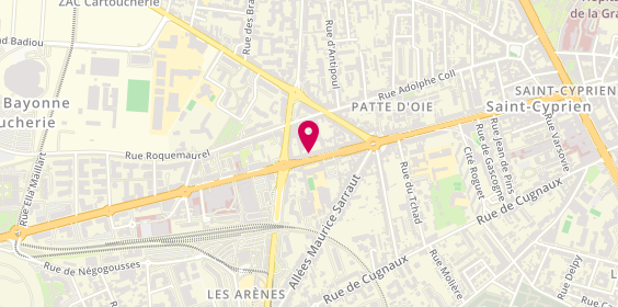 Plan de La Pause d'Emilie, 38 avenue de Lombez, 31300 Toulouse