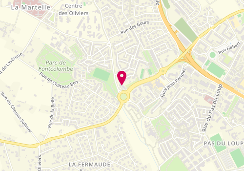 Plan de O MAM’S, 90 Rue des Bouisses, 34070 Montpellier