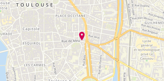 Plan de La Rose Blanche, 47 Rue de Metz, 31000 Toulouse