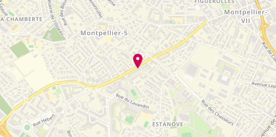 Plan de Star Food, 53 Route de Laverune, 34070 Montpellier