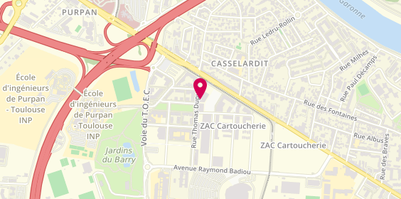 Plan de Carrefour City, 5 Rue Thomas Dupuy, 31300 Toulouse