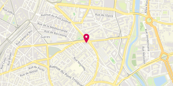 Plan de Chez Nadege, 86 Boulevard de Strasbourg, 34000 Montpellier