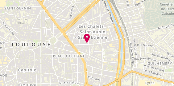 Plan de Le Grand Bleu, 28 Rue de la Colombette, 31000 Toulouse
