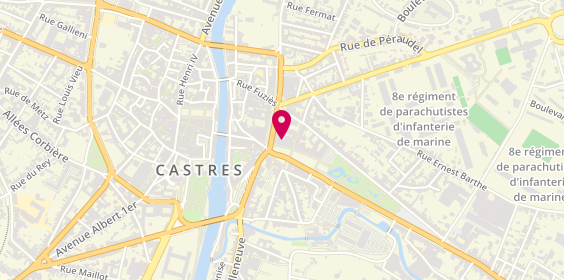 Plan de Costa Poké Castres, 5 place Soult, 81100 Castres