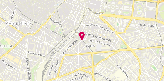 Plan de House of Burger, 14 Rue du Pont de Lattes, 34070 Montpellier