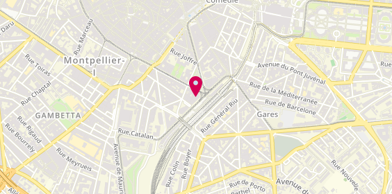 Plan de Quebab, 12 Rue Jules Ferry, 34000 Montpellier