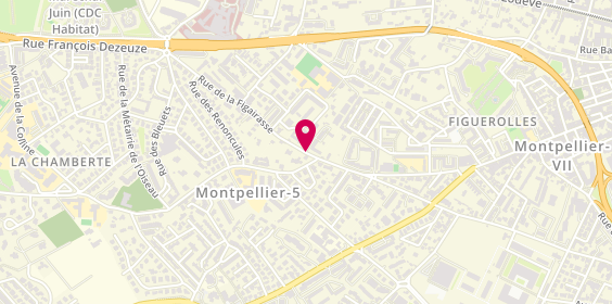 Plan de Rotisserie Traiteur du Midi, 35 Rue Figairasse, 34070 Montpellier