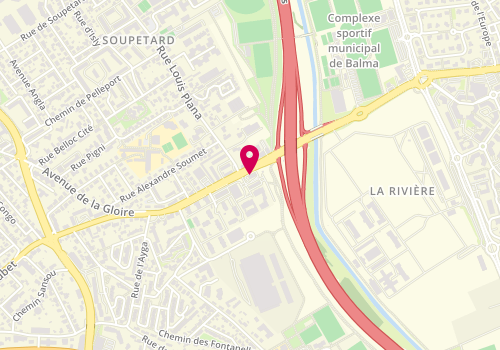 Plan de Mcdonald's, 158 avenue Jean Chaubet, 31500 Toulouse