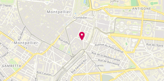 Plan de Le Palmier Ii, 1 Bis Rue Aristide Ollivier, 34000 Montpellier