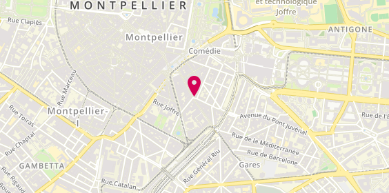 Plan de Le Palmier Oriental, 1 Rue Aristide Ollivier, 34000 Montpellier