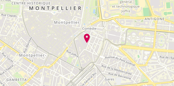 Plan de Grand Slam Burger, 16 Rue Boussairolles, 34000 Montpellier