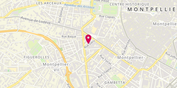 Plan de La French Fabrique, 14 Rue Daru, 34070 Montpellier