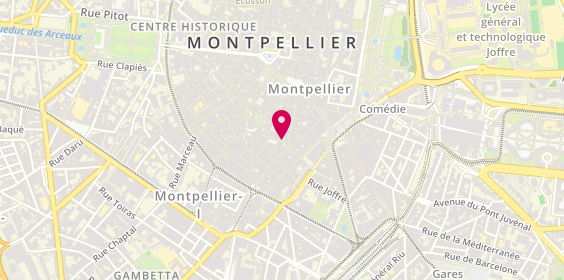 Plan de Les Burgers de Papa, 1 Rue en Rouan, 34000 Montpellier